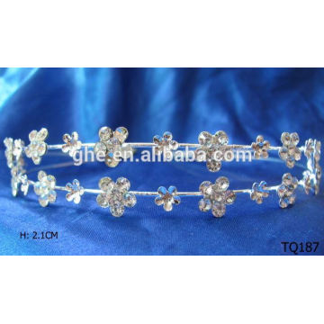 Nova moda atacado rhinestone hairband e tiara